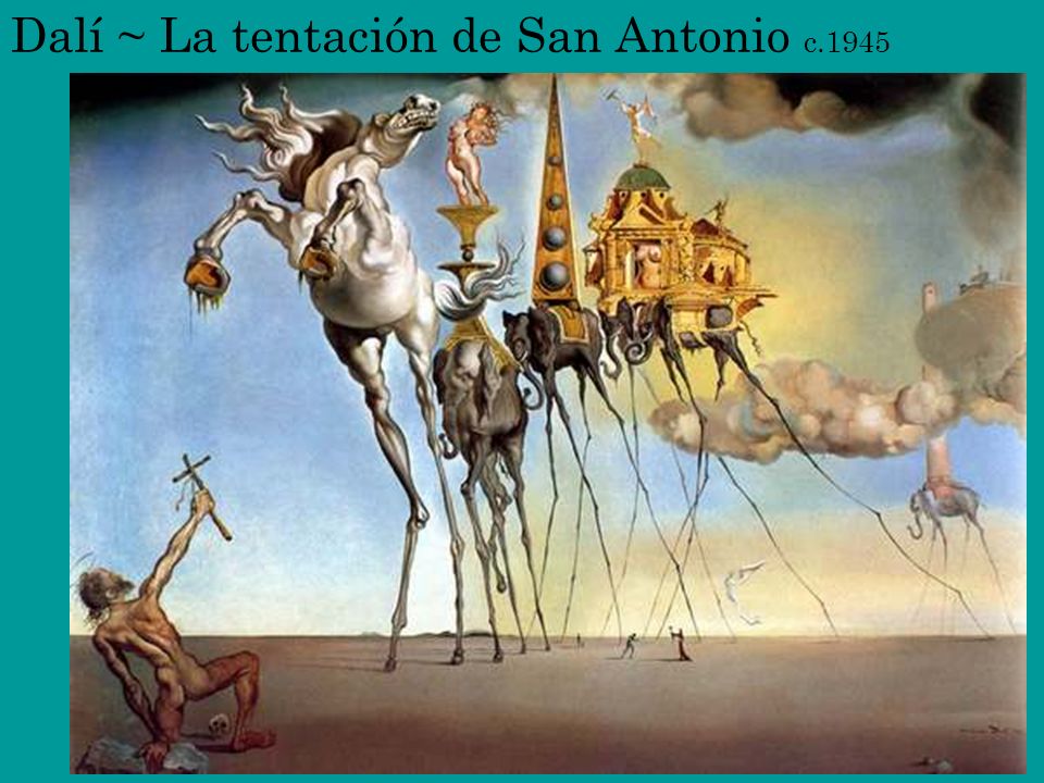 Dalí ~ La tentación de San Antonio c.1945