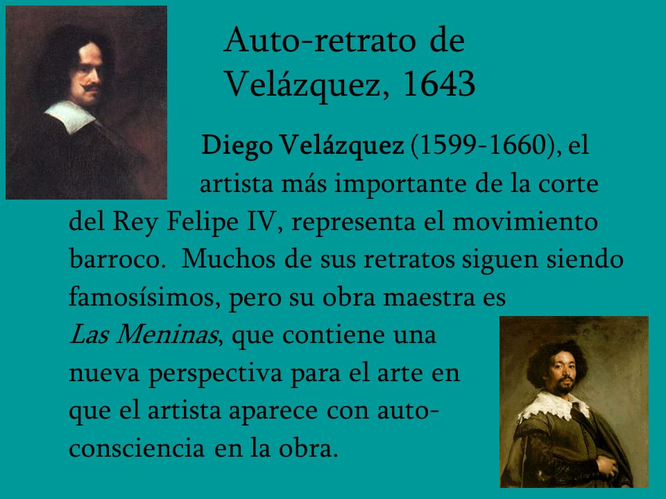Auto-retrato de Velázquez, 1643
