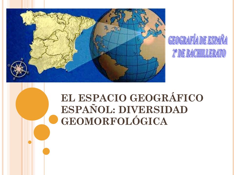 EL ESPACIO GEOGRÁFICO ESPAÑOL: DIVERSIDAD GEOMORFOLÓGICA