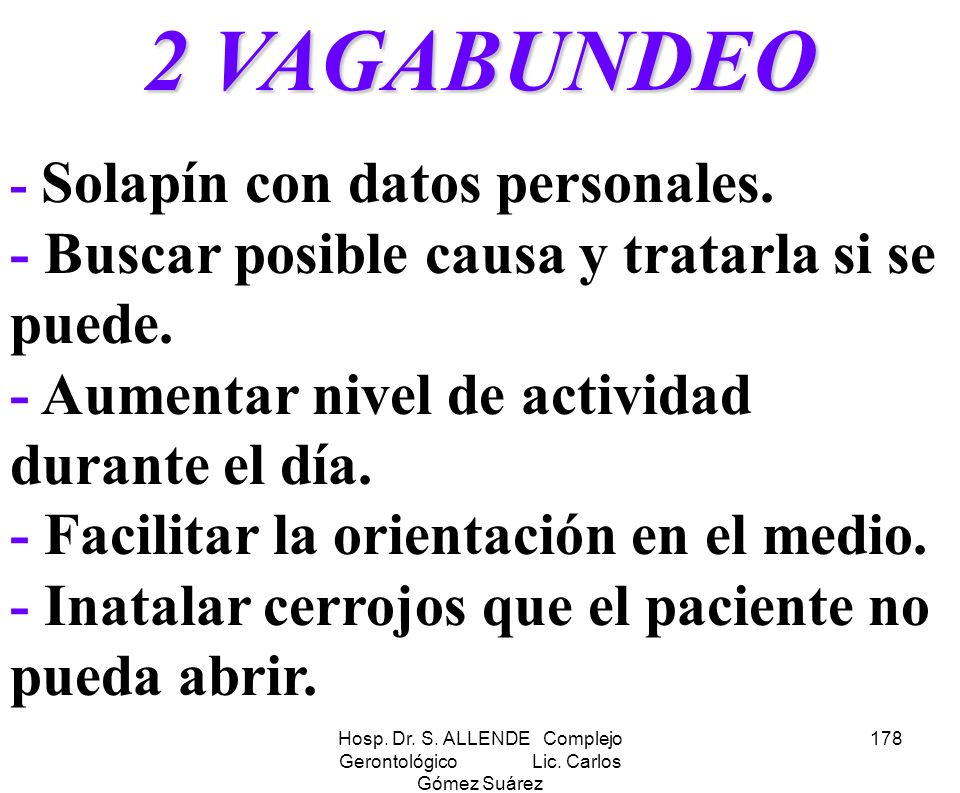 Hosp. Dr. S. ALLENDE Complejo Gerontológico Lic. Carlos Gómez Suárez