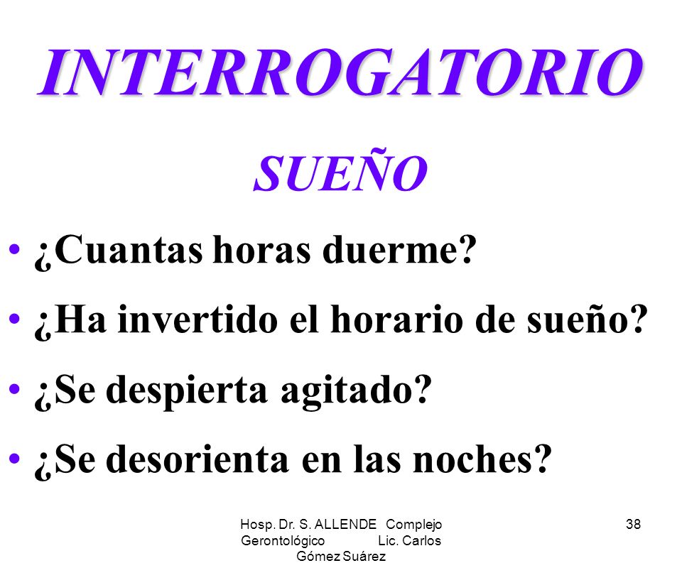 Hosp. Dr. S. ALLENDE Complejo Gerontológico Lic. Carlos Gómez Suárez