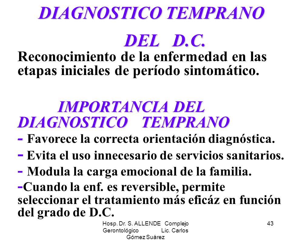 Hosp. Dr. S. ALLENDE Complejo Gerontológico Lic. Carlos Gómez Suárez