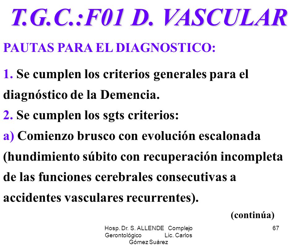 Hosp. Dr. S. ALLENDE Complejo Gerontológico Lic. Carlos Gómez Suárez