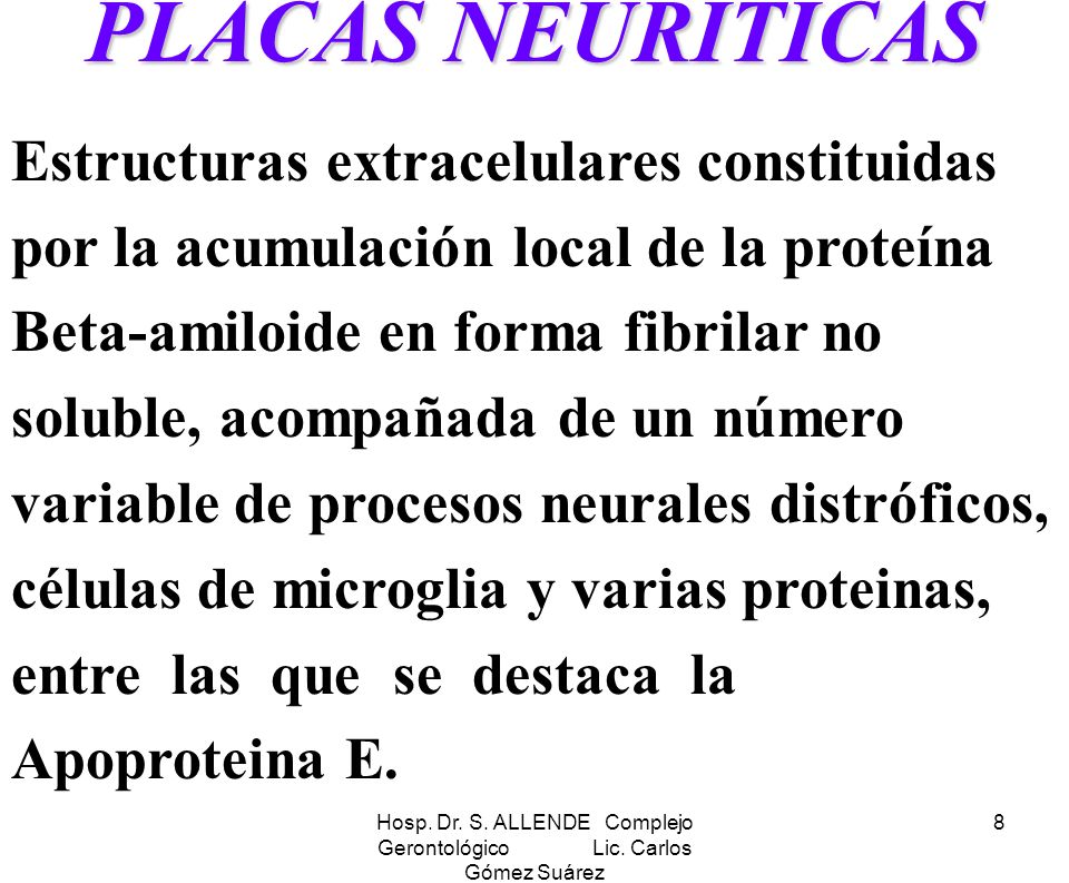 Hosp. Dr. S. ALLENDE Complejo Gerontológico Lic. Carlos Gómez Suárez