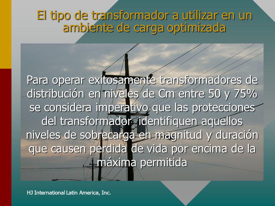 El tipo de transformador a utilizar en un ambiente de carga optimizada