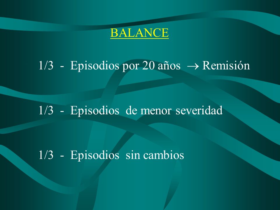 BALANCE 1/3 - Episodios por 20 años  Remisión.