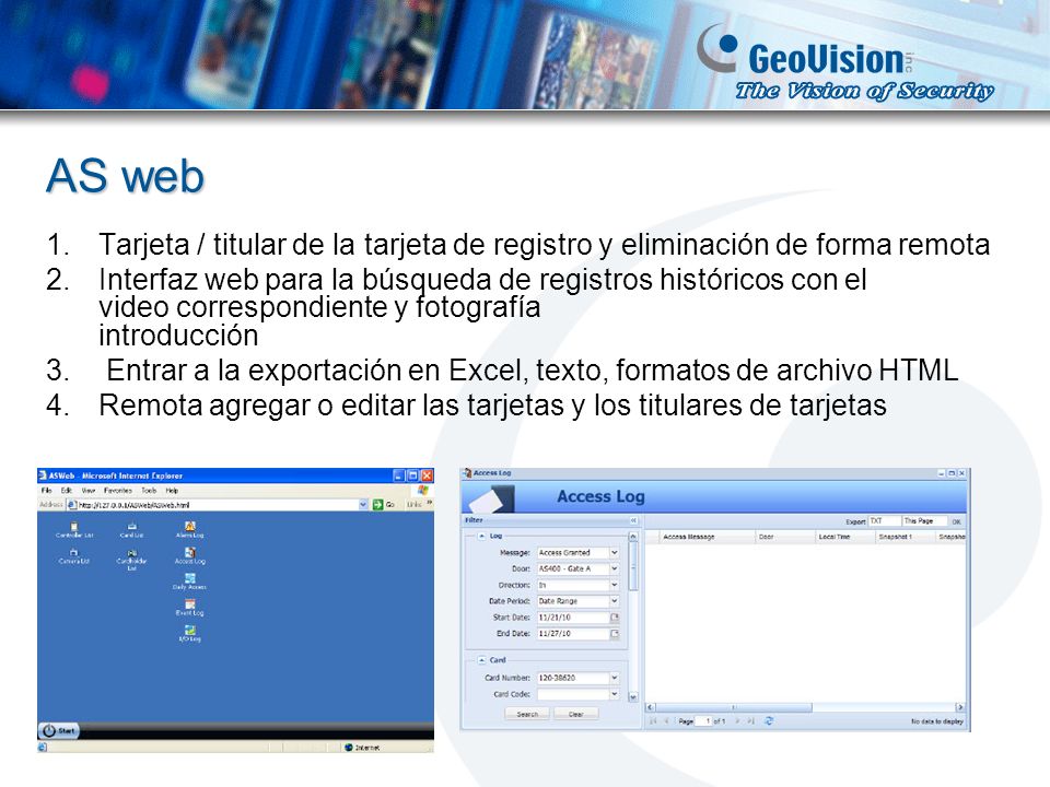 AS web Tarjeta / titular de la tarjeta de registro y eliminación de forma remota.