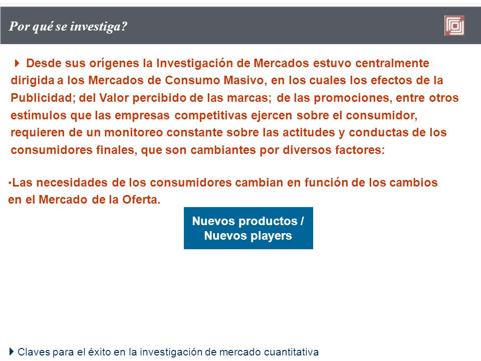 Nuevos productos / Nuevos players