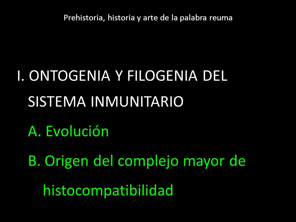 Prehistoria, historia y arte de la palabra reuma