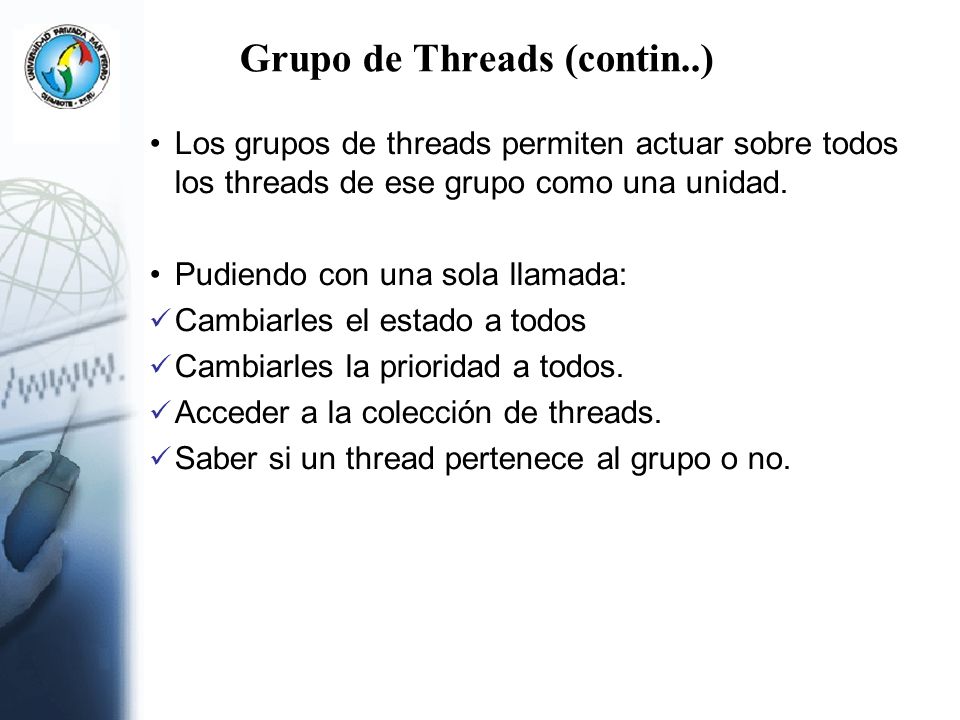 Grupo de Threads (contin..)