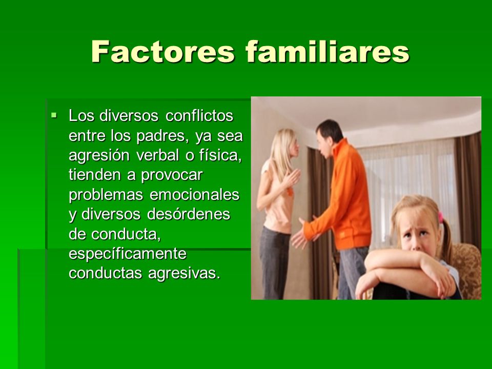Factores familiares