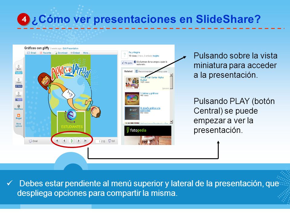 ¿Cómo ver presentaciones en SlideShare