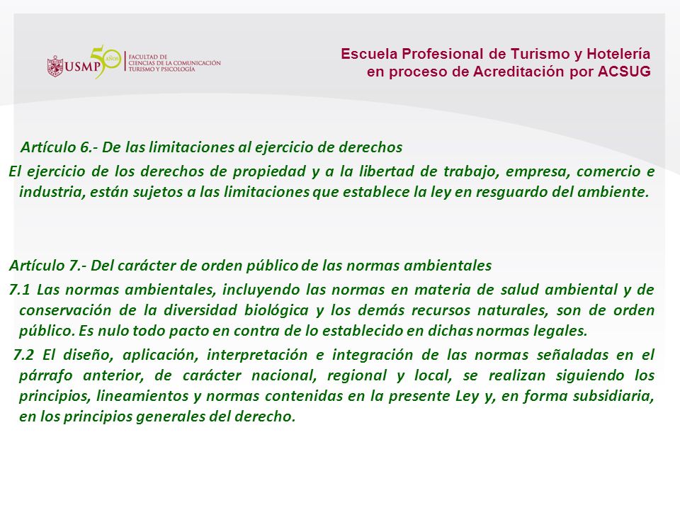 Escuela Profesional de Turismo y Hotelería en proceso de Acreditación por ACSUG