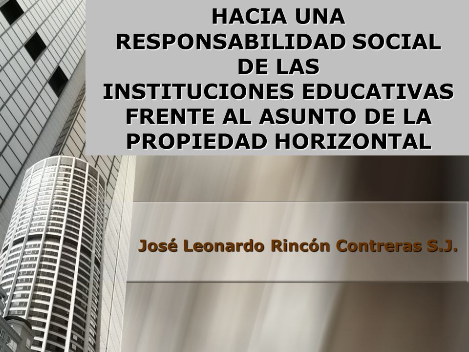 José Leonardo Rincón Contreras S.J.