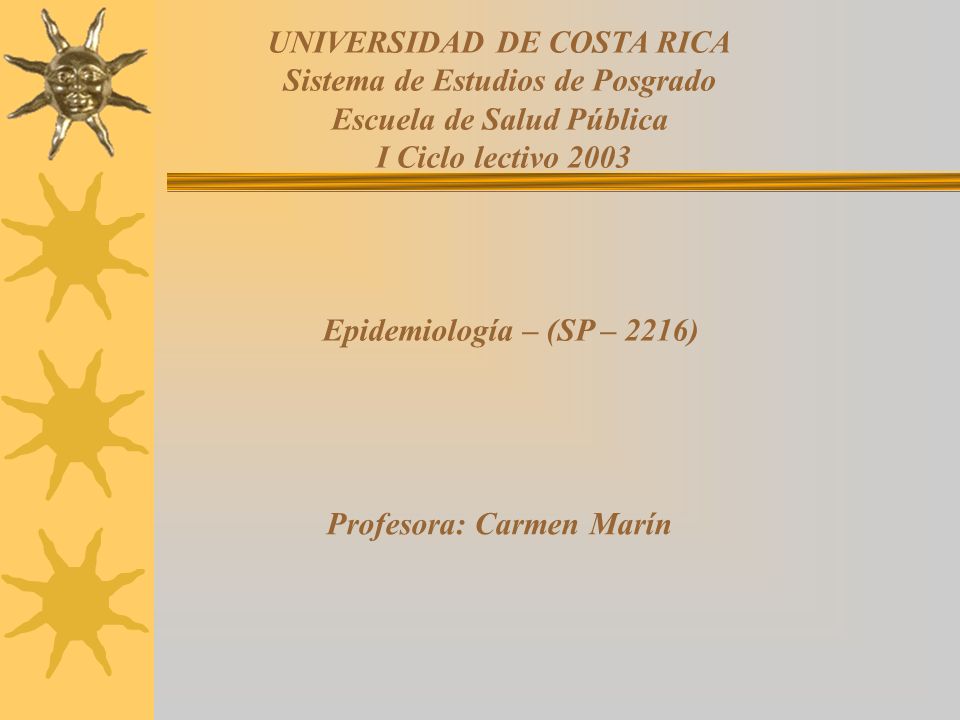 UNIVERSIDAD DE COSTA RICA Sistema de Estudios de Posgrado