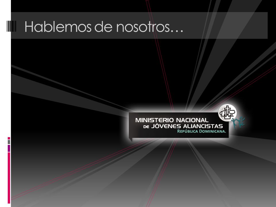 Hablemos de nosotros…