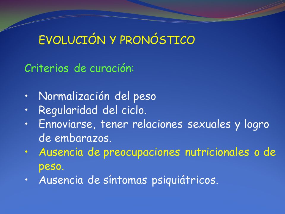 Criterios de curación: Normalización del peso Regularidad del ciclo.