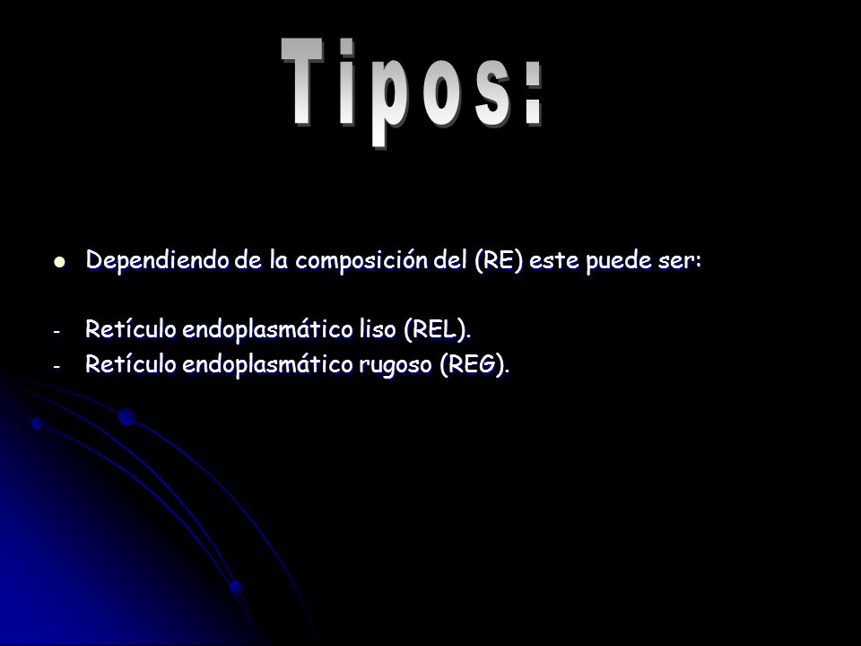 Tipos: Dependiendo de la composición del (RE) este puede ser: