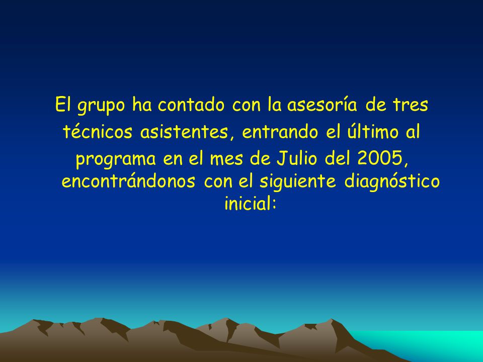 El grupo ha contado con la asesoría de tres