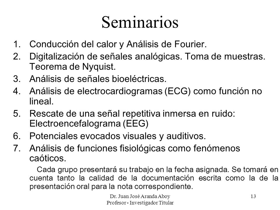 Dr. Juan José Aranda Aboy Profesor - Investigador Titular