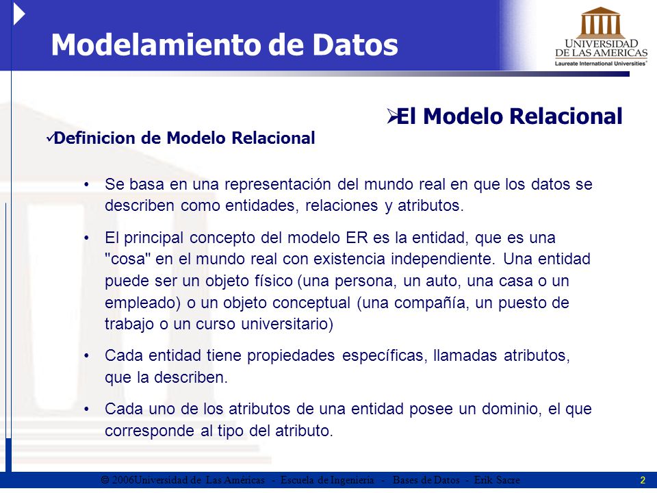 MODELO RELACIONAL. - ppt descargar