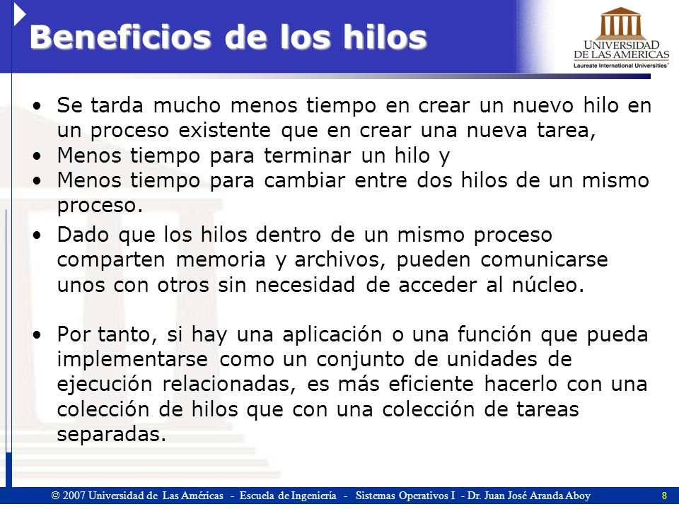 Beneficios de los hilos