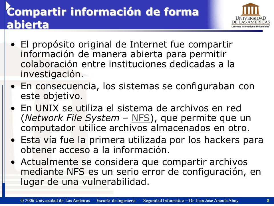 Compartir información de forma abierta