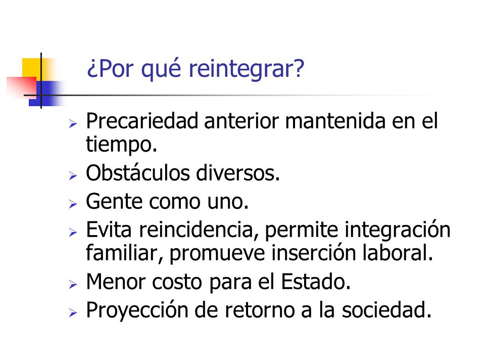 ¿Por qué reintegrar Precariedad anterior mantenida en el tiempo.