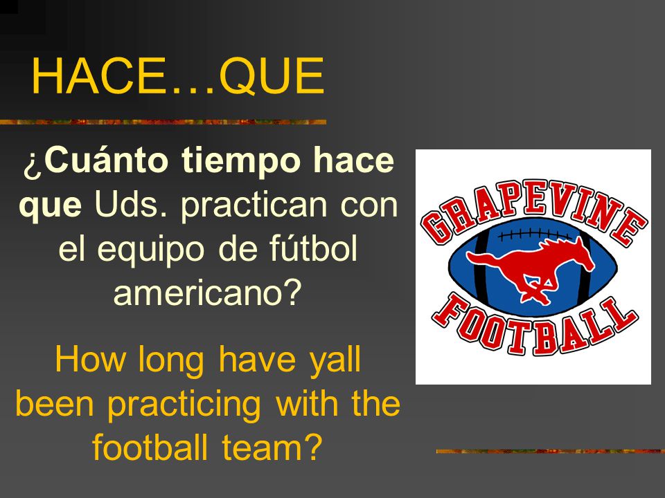 How long have yall been practicing with the football team