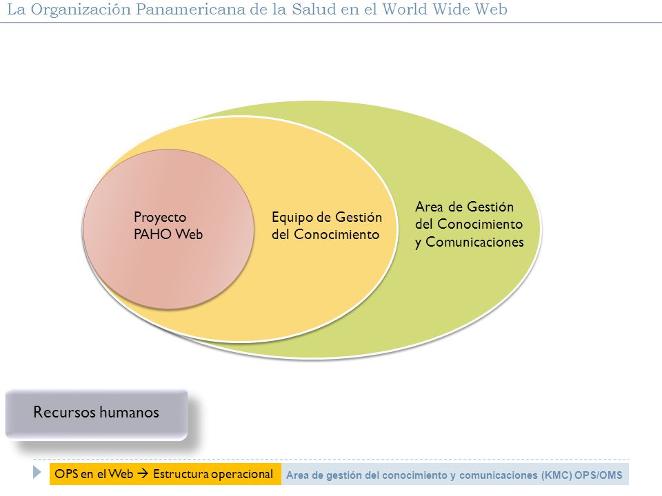 La Organización Panamericana de la Salud en el World Wide Web
