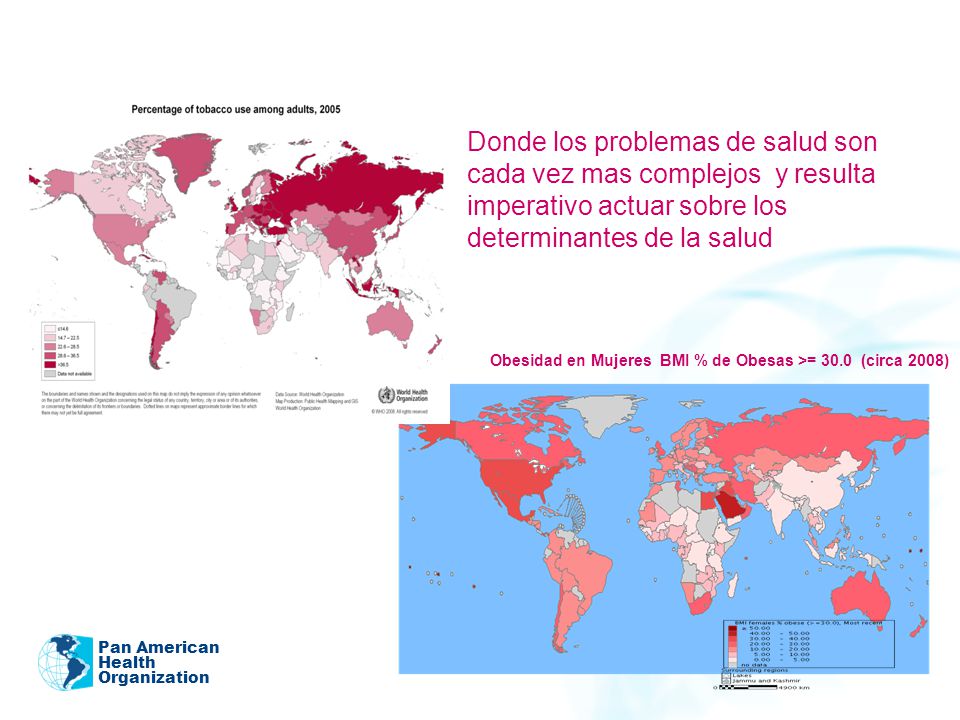 Donde los problemas de salud son cada vez mas complejos y resulta imperativo actuar sobre los determinantes de la salud