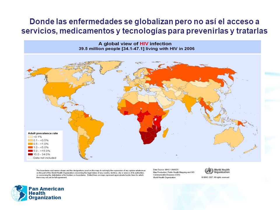 Donde las enfermedades se globalizan pero no así el acceso a servicios, medicamentos y tecnologías para prevenirlas y tratarlas