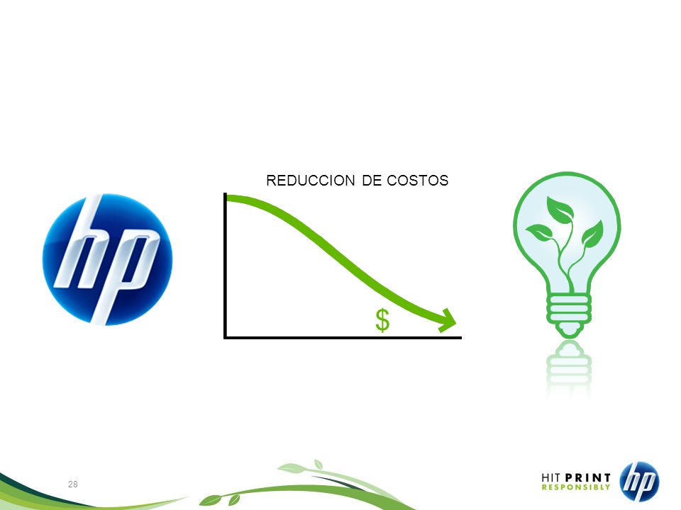 $ REDUCCION DE COSTOS ¿Qué acciones estimulan esto en HP :