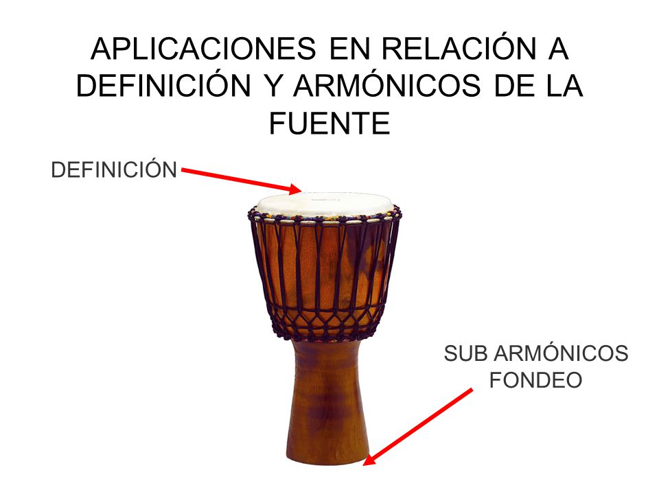 APLICACIONES EN RELACIÓN A DEFINICIÓN Y ARMÓNICOS DE LA FUENTE