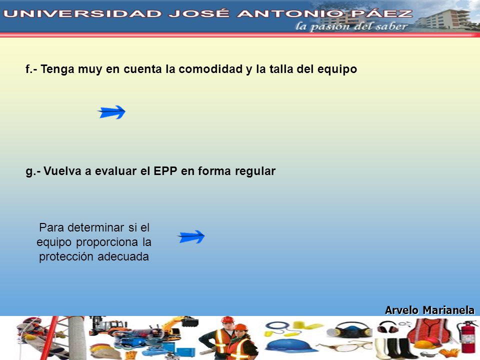 Para determinar si el equipo proporciona la protección adecuada