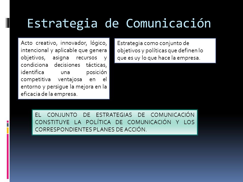 Estrategia de Comunicación