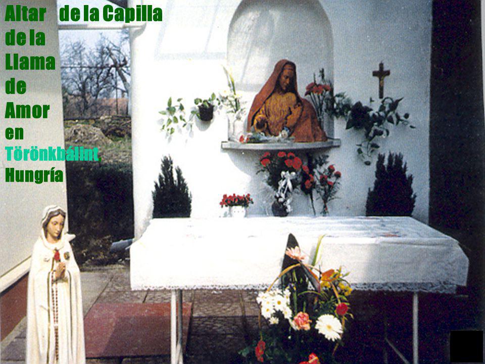 Altar de la Capilla de la Llama de Amor en Törönkbálint, Hungría
