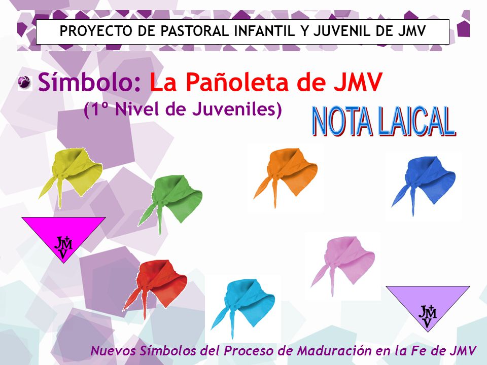 PROYECTO DE PASTORAL INFANTIL Y JUVENIL DE JMV