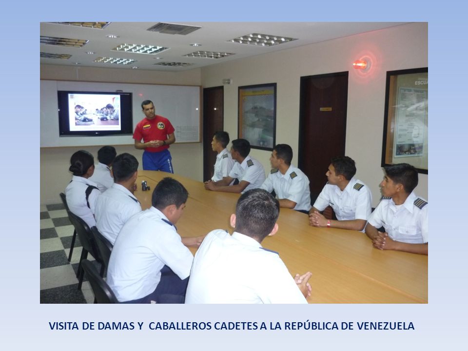 VISITA DE DAMAS Y CABALLEROS CADETES A LA REPÚBLICA DE VENEZUELA