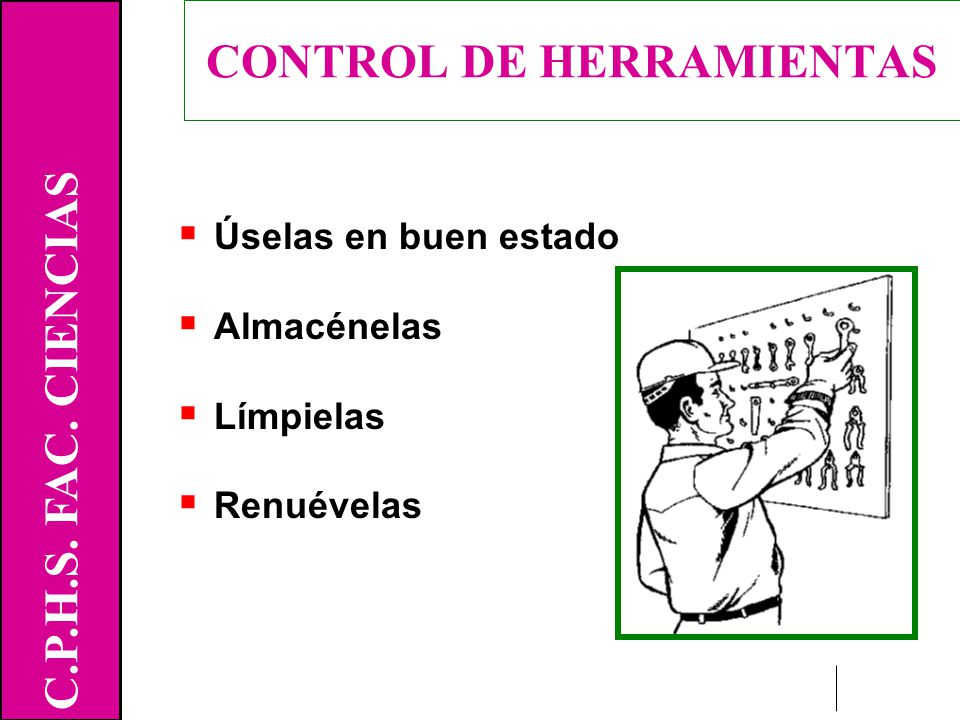CONTROL DE HERRAMIENTAS