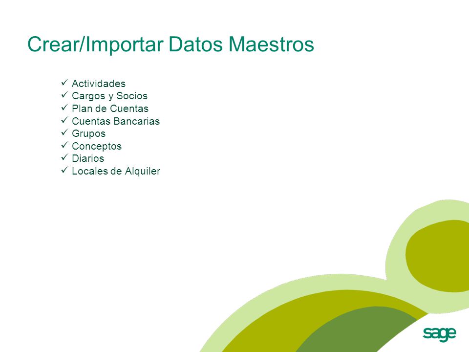 Asientos Predefinidos