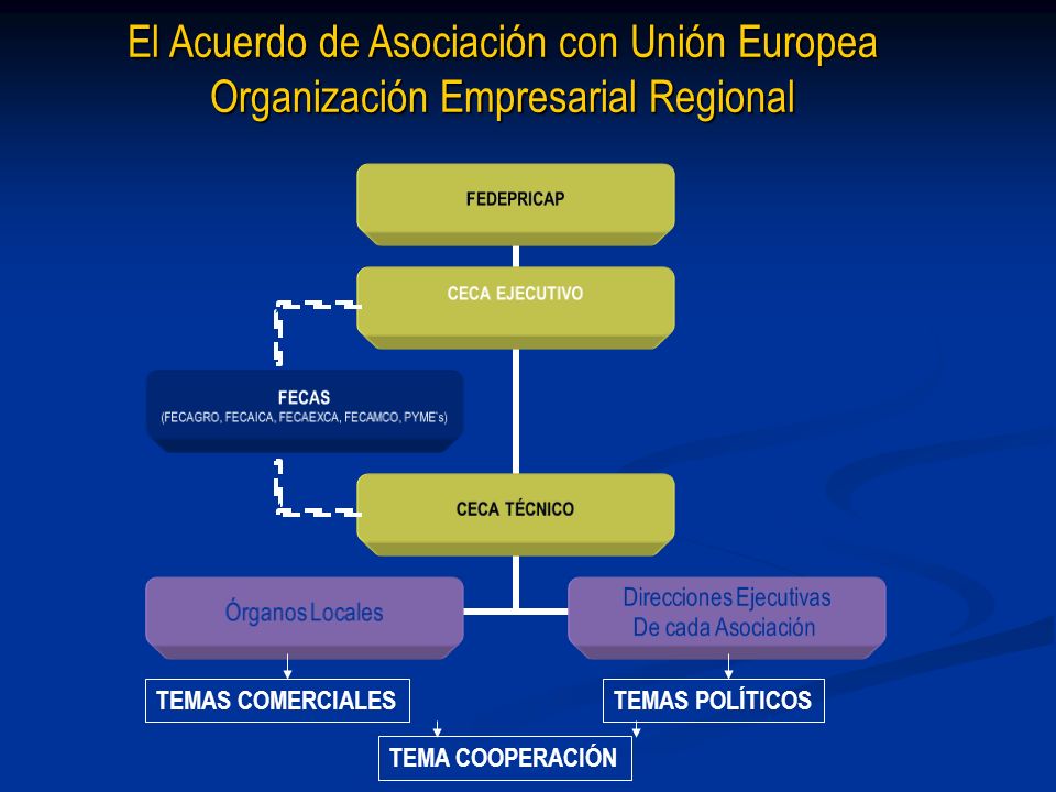 El Acuerdo de Asociación con Unión Europea Organización Empresarial Regional