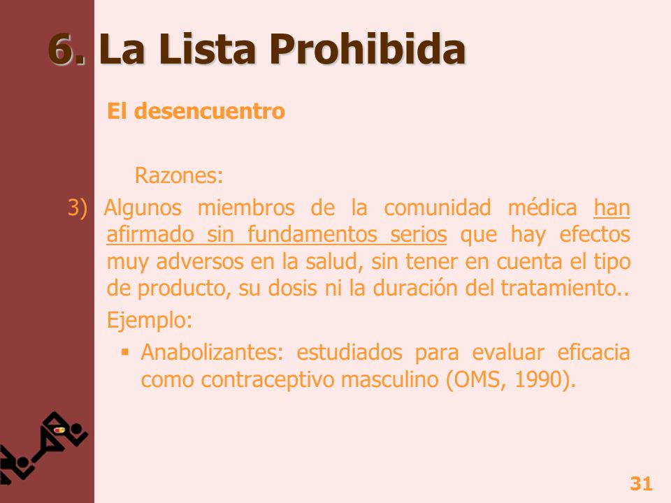 6. La Lista Prohibida El desencuentro Razones: