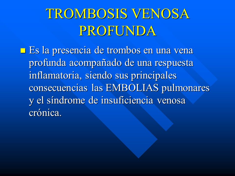 Secuelas De Solfa Syllable Trombosis Consecuencia De Trombosis Venosa Profunda