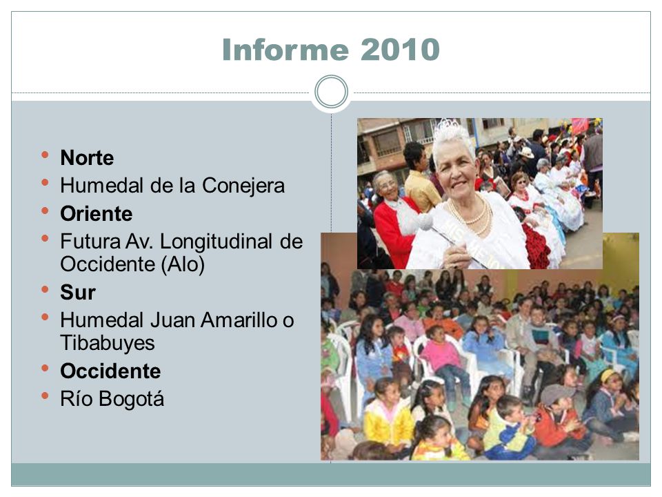 Informe 2010 Norte Humedal de la Conejera Oriente