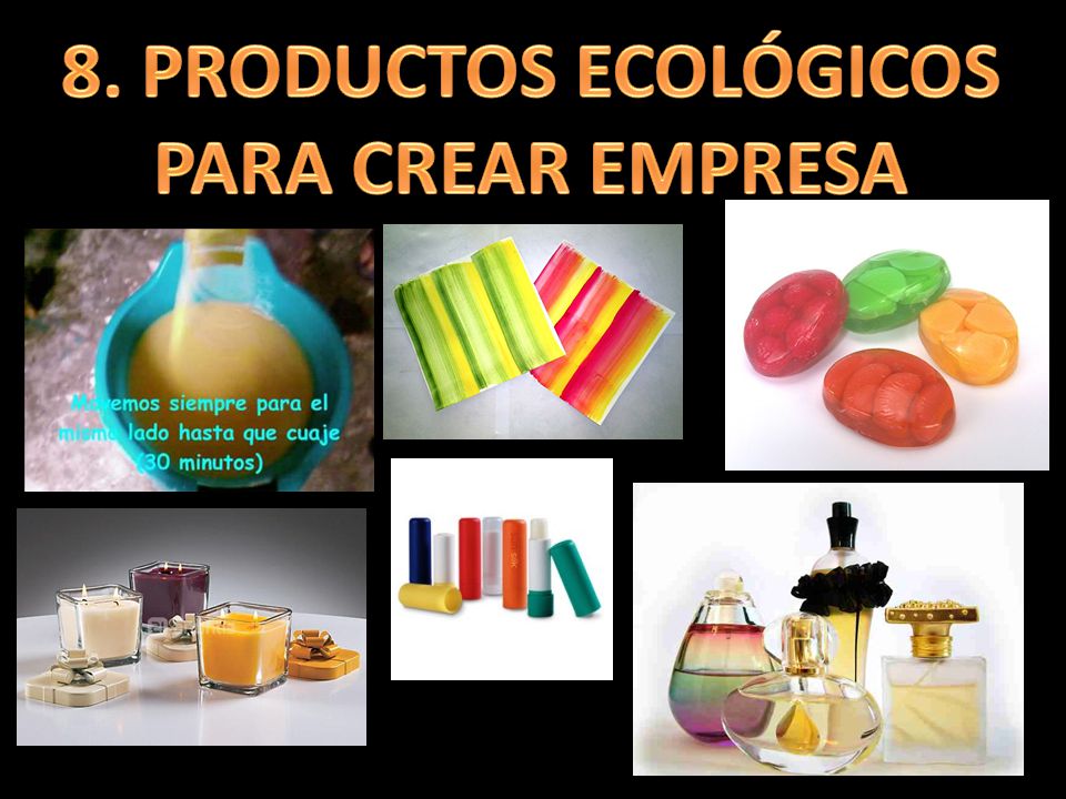 8. PRODUCTOS ECOLÓGICOS PARA CREAR EMPRESA