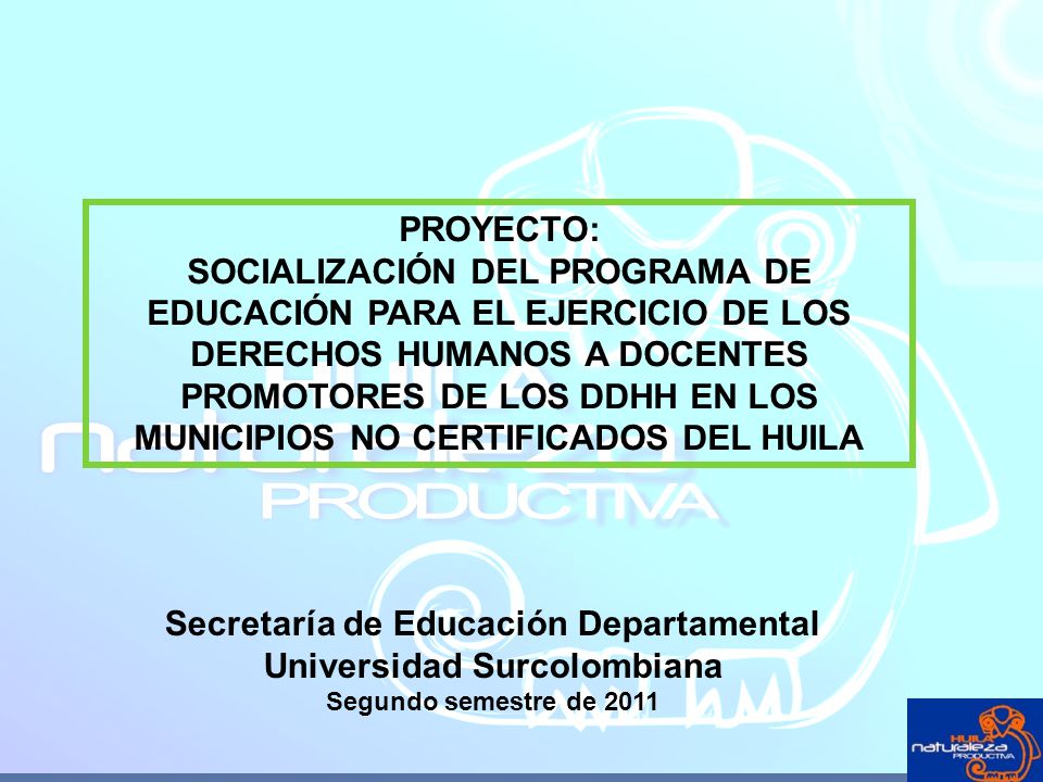 Secretaría de Educación Departamental - ppt descargar