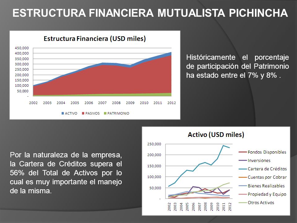 ESTRUCTURA FINANCIERA MUTUALISTA PICHINCHA