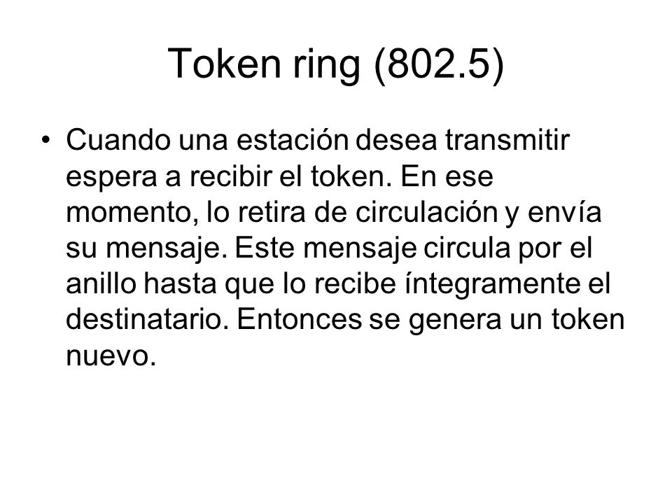 Token ring (802.5)