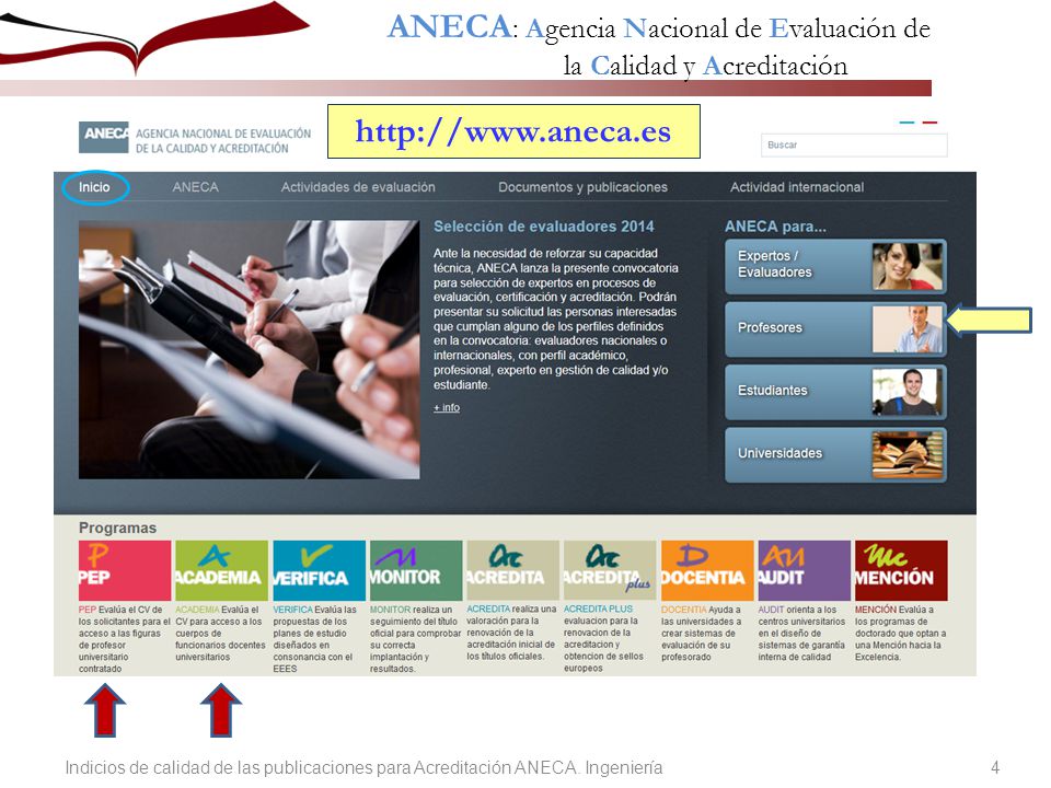 ANECA: Agencia Nacional de Evaluación de la Calidad y Acreditación
